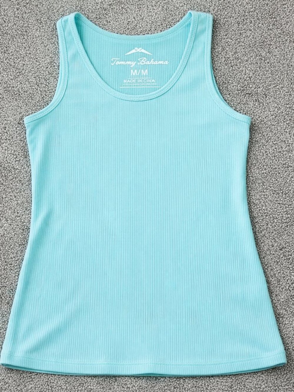 Tommy Bahama Aqua Ribbed Tank Top – Size M